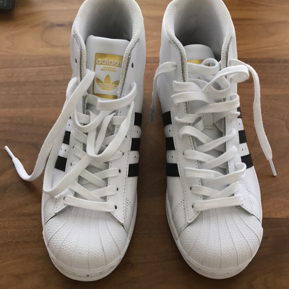 Adidas high tops NEW!